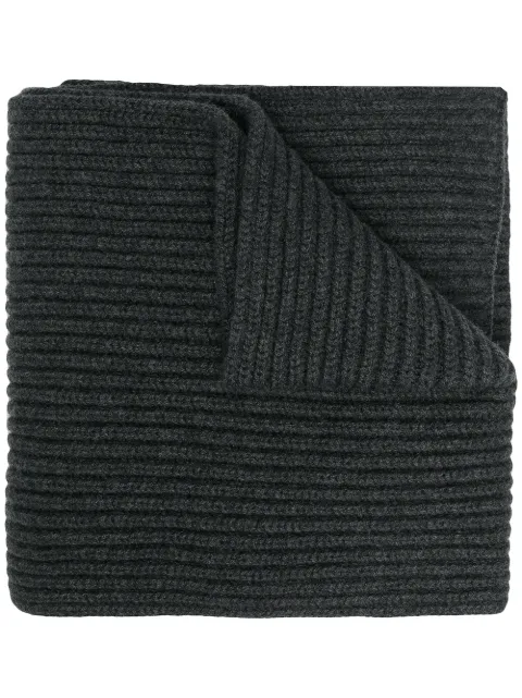 Dolce & Gabbana thick ribbed knit scarf