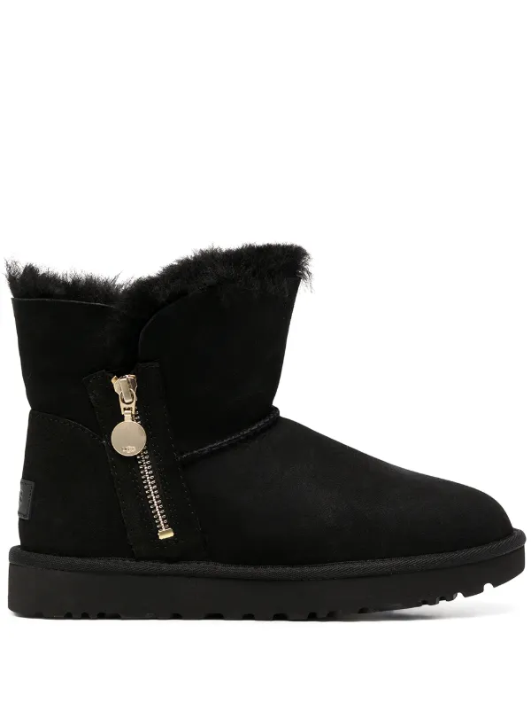 shearling lined ankle boots