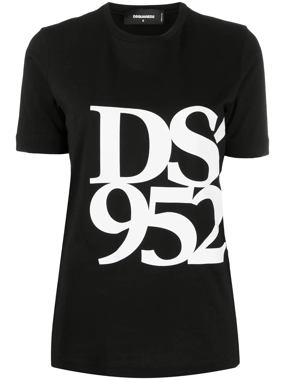 

Dsquared2 playera con logo estampado - Negro