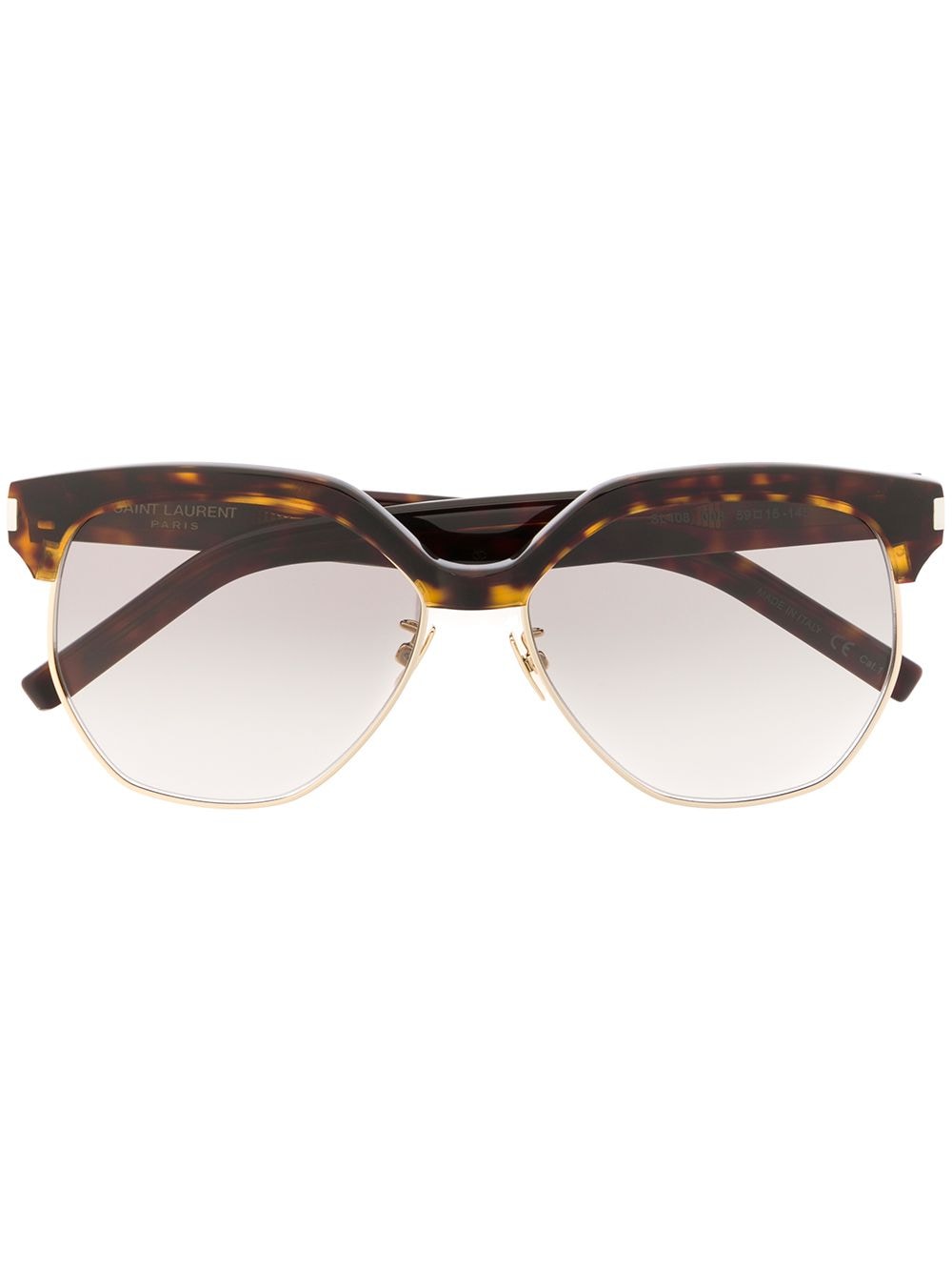 фото Saint laurent eyewear солнцезащитные очки sl 408 в массивной оправе