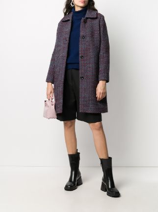 woven check coat展示图