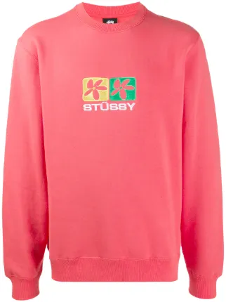 stussy pink sweater