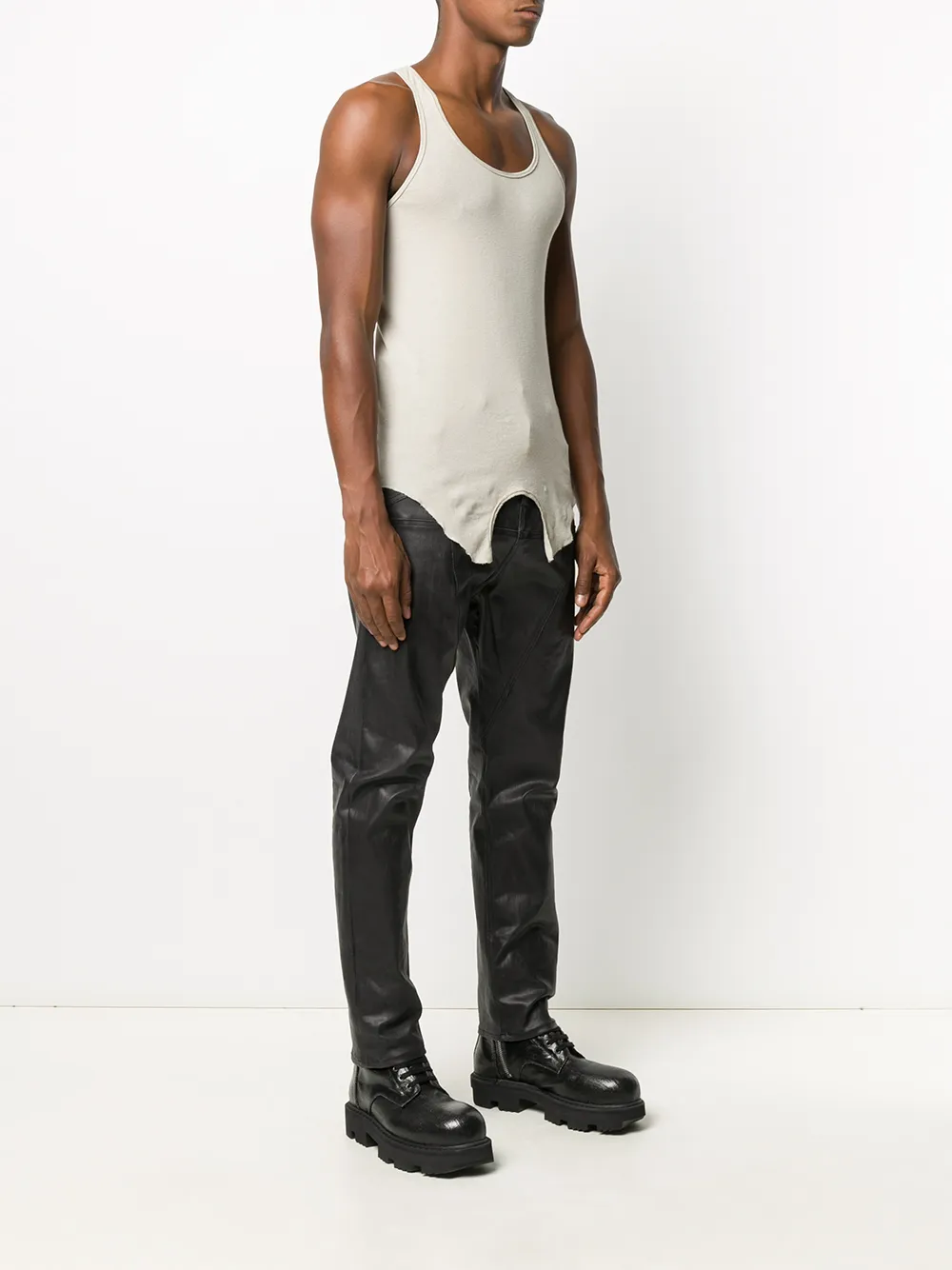 фото Rick owens drkshdw жилет с необработанными краями