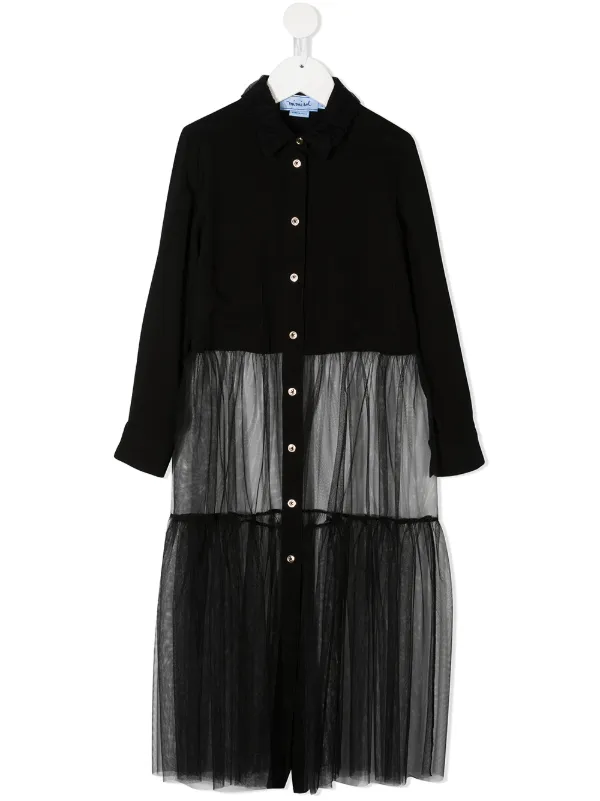 tulle shirt dress