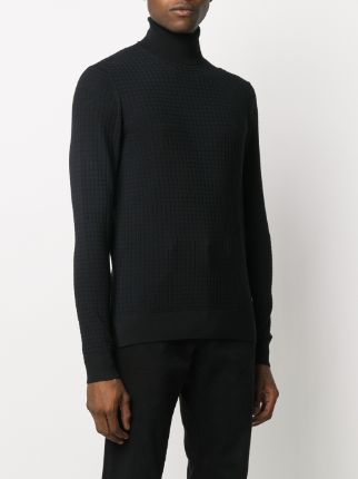 ribbed roll neck jumper展示图