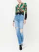 Image 2 of Alice+Olivia floral print silk blouse