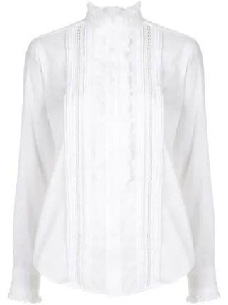 ralph lauren ruffle shirt