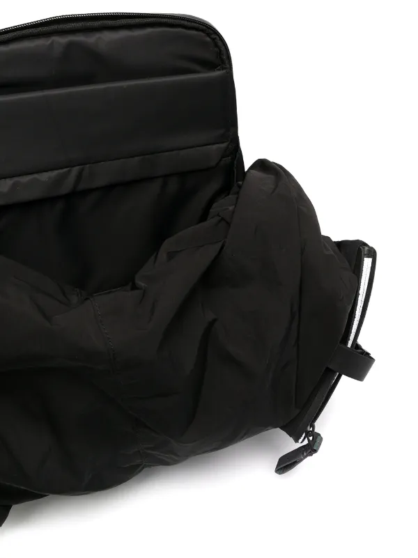 shop black premiata logo backpack with