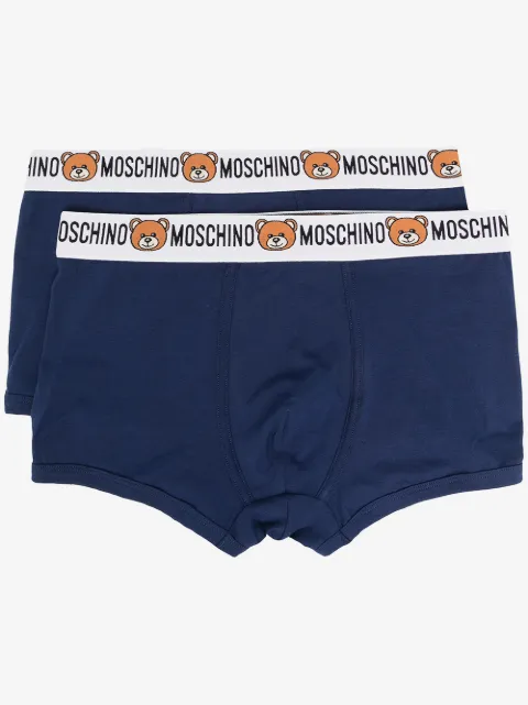 Moschino teddy logo waistband briefs