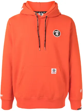 aape red hoodie