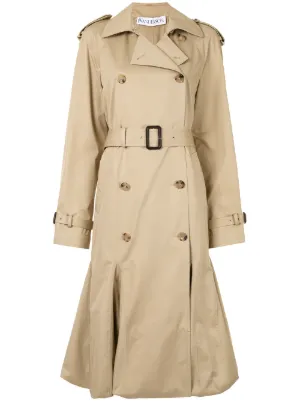 womens long trench coat with hood