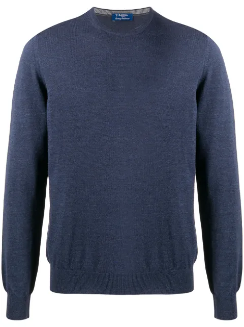 Barba crewneck wool jumper