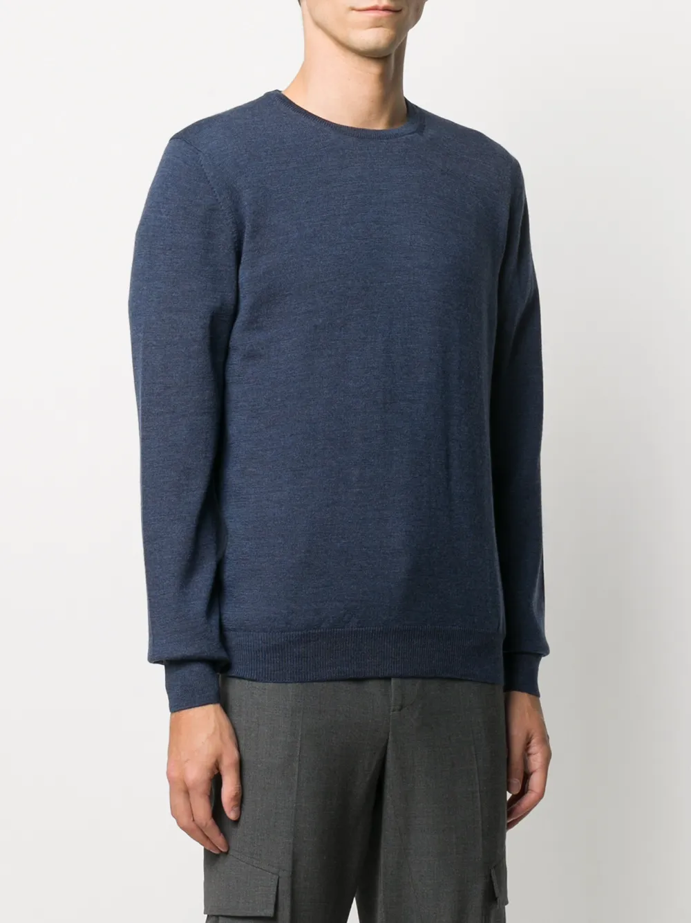 Barba Wollen trui Blauw