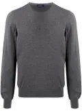 Barba crewneck wool jumper - Grey