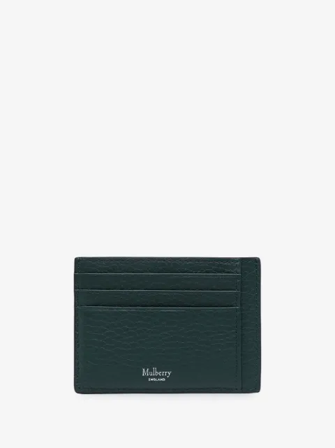 Mulberry rectangular leather cardholder