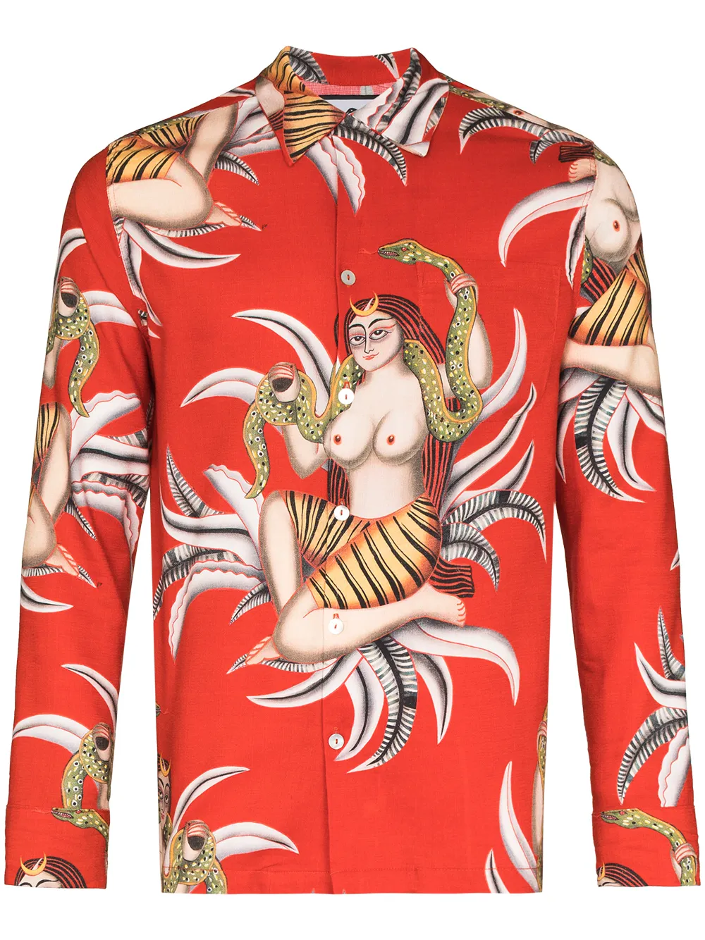 endless-joy-snake-goddess-long-sleeve-shirt-farfetch