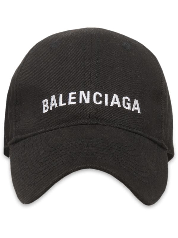 ønske spøgelse Fugtig Balenciaga Embroidered Logo Baseball Hat - Farfetch