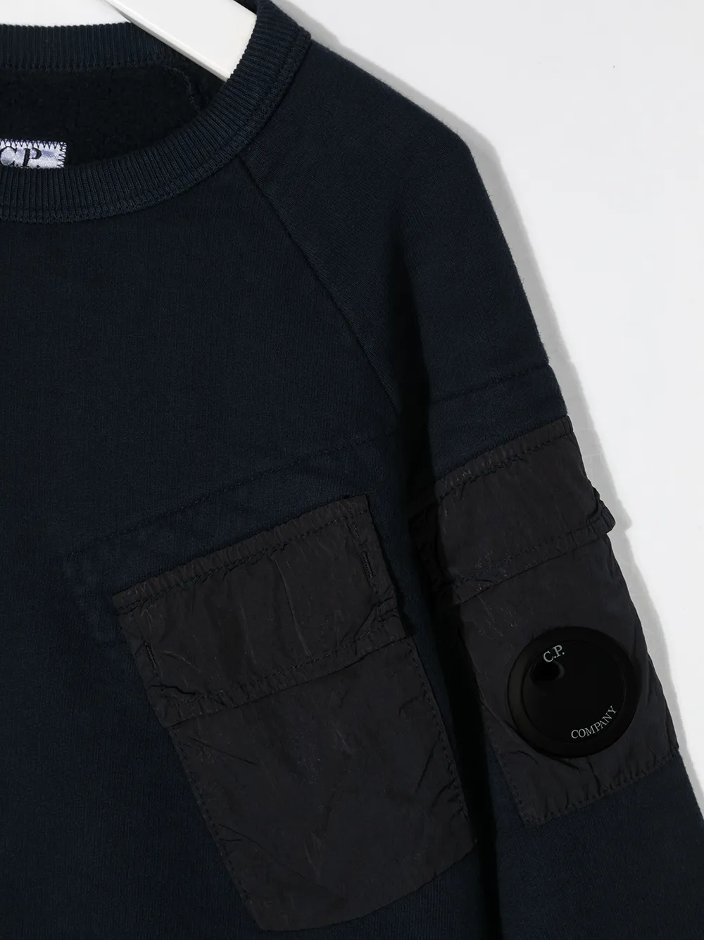 C.P. Company Kids Effen sweater Blauw