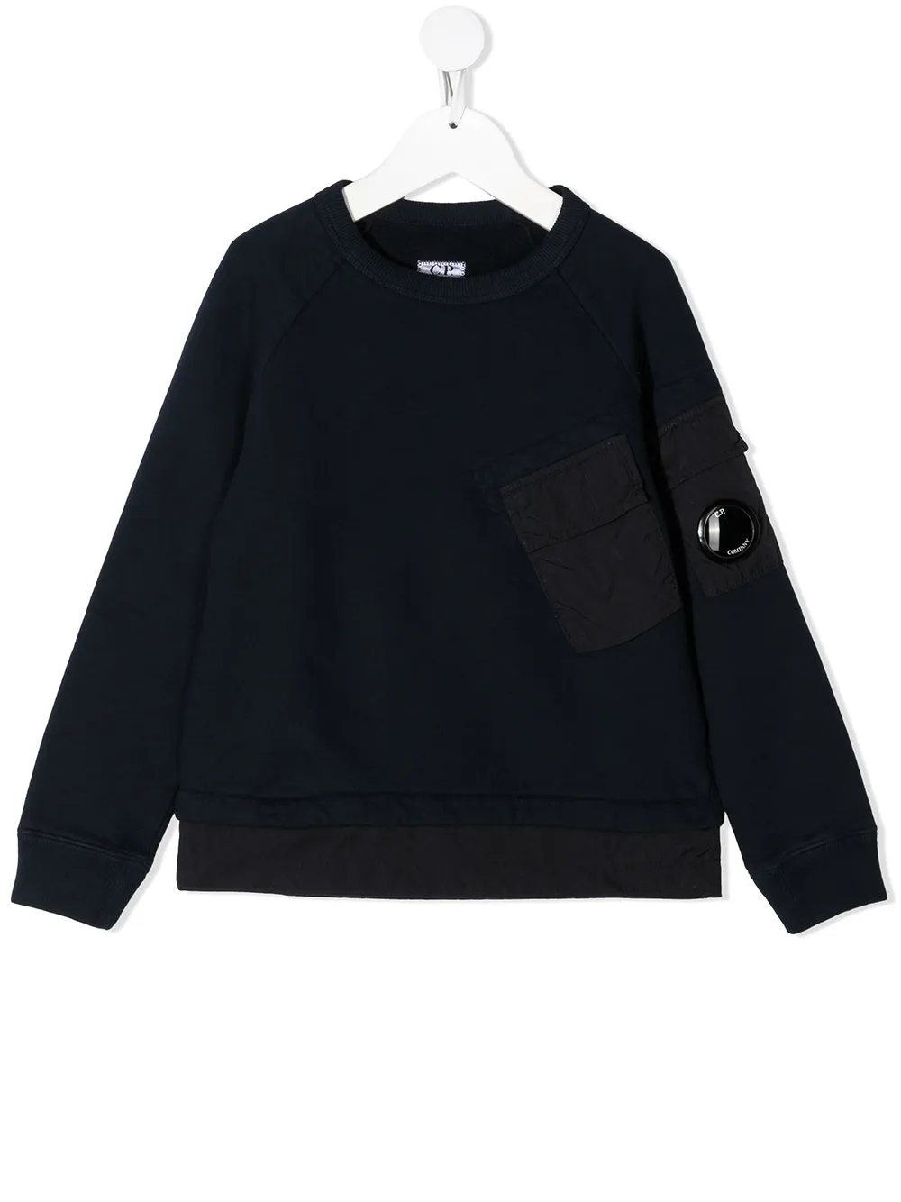 C.P. Company Kids Effen sweater Blauw