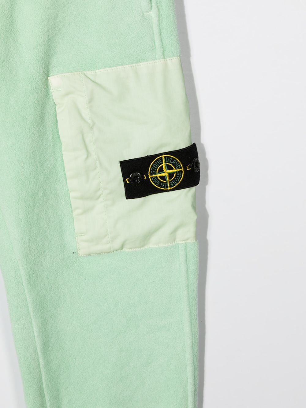 фото Stone island junior спортивные брюки с нашивкой-логотипом