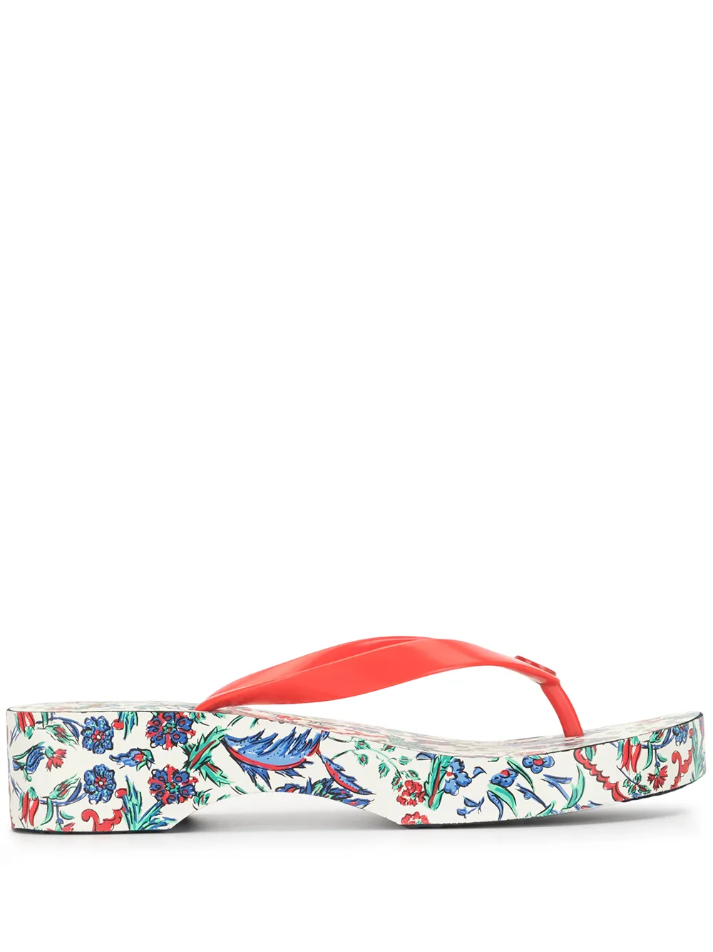 tory burch cutout wedge flip flops