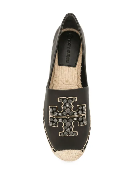 tory burch ines embellished leather espadrilles
