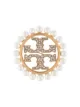 Image 1 of Tory Burch Miller pavé pearl brooch