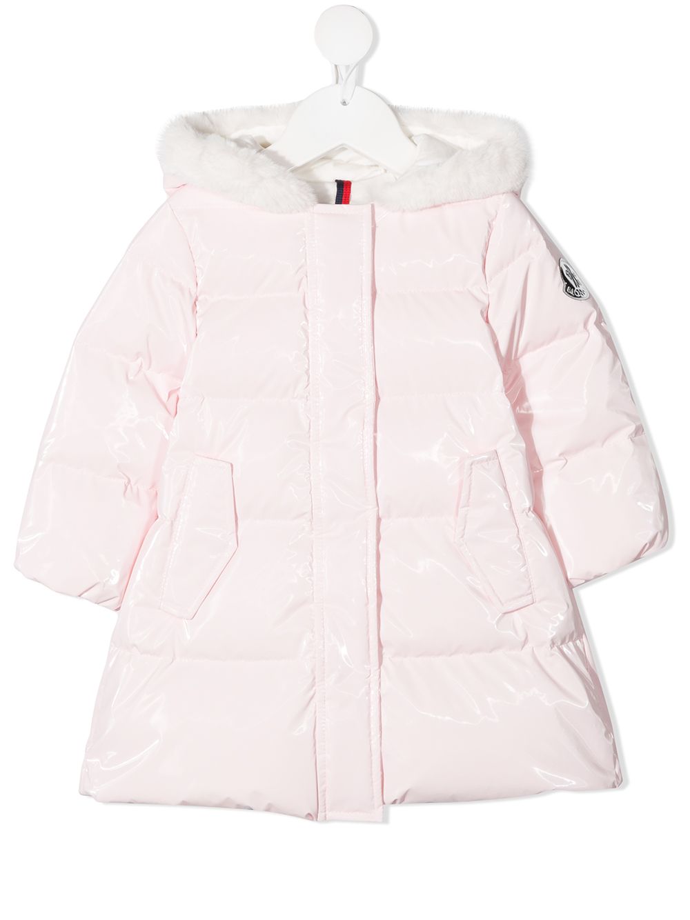 фото Moncler kids пуховик с капюшоном