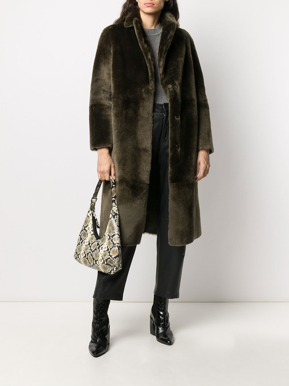 фото Desa 1972 long-sleeved shearling coat