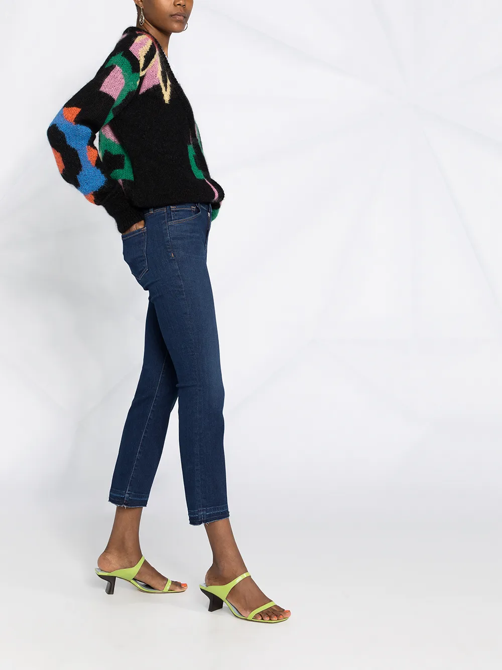 J Brand cropped flared jeans | Image 6