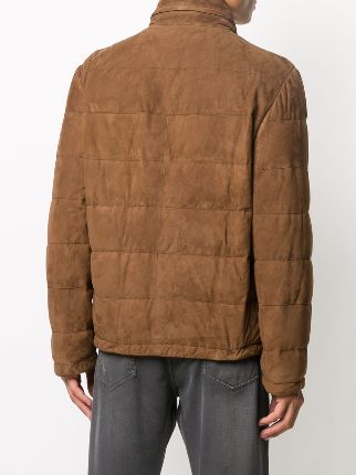 suede down-padded jacket展示图