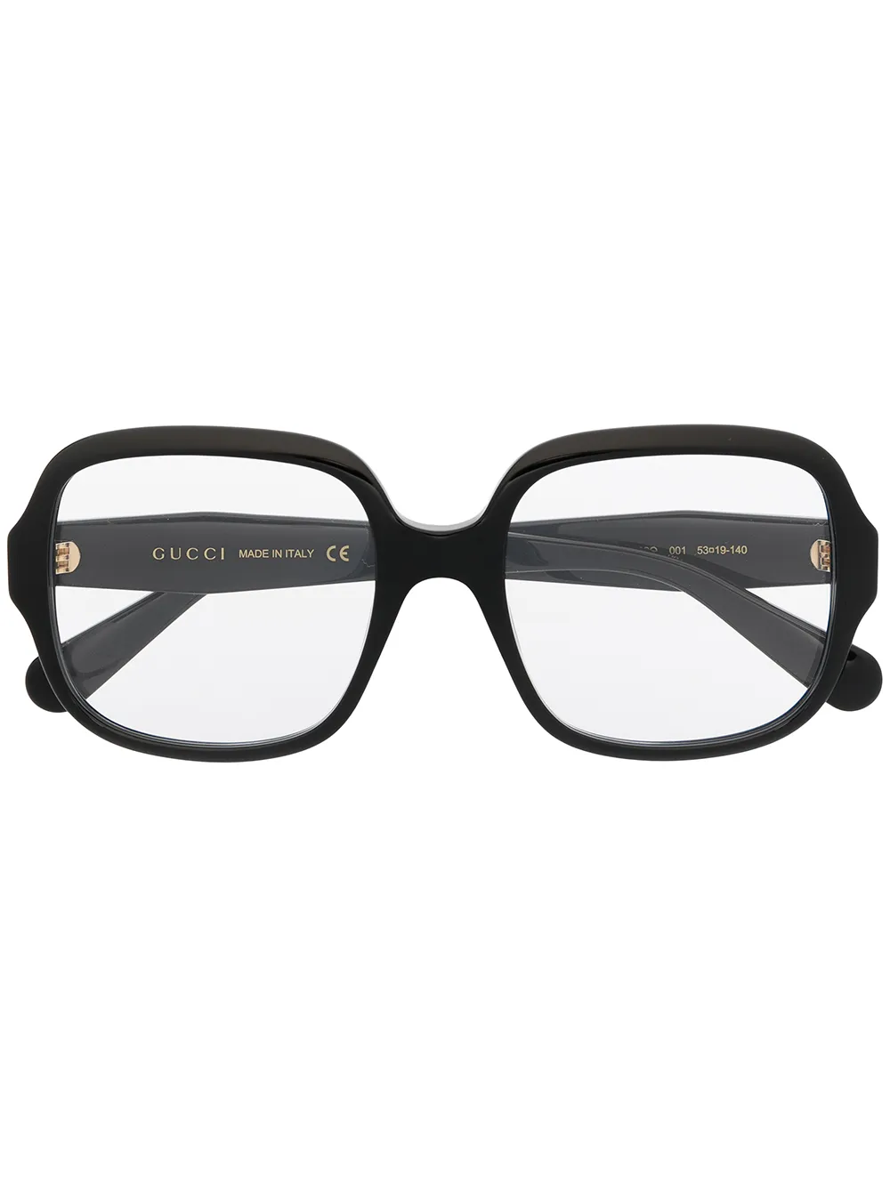 

Gucci Eyewear square-frame glasses - Black