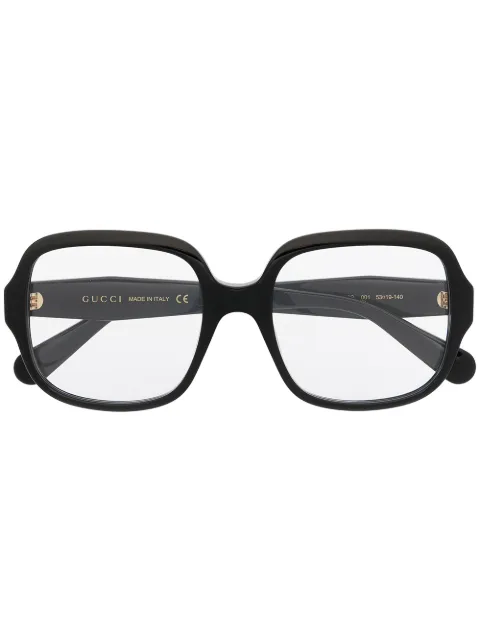 Gucci Eyewear lentes con armazón cuadrada
