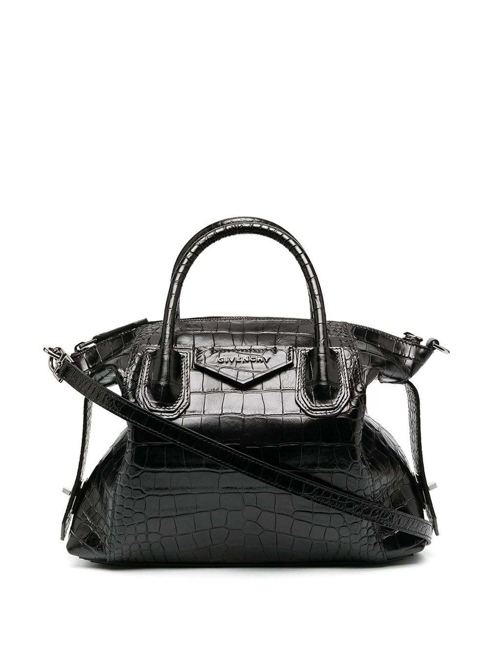 фото Givenchy сумка-тоут с тиснением под крокодила