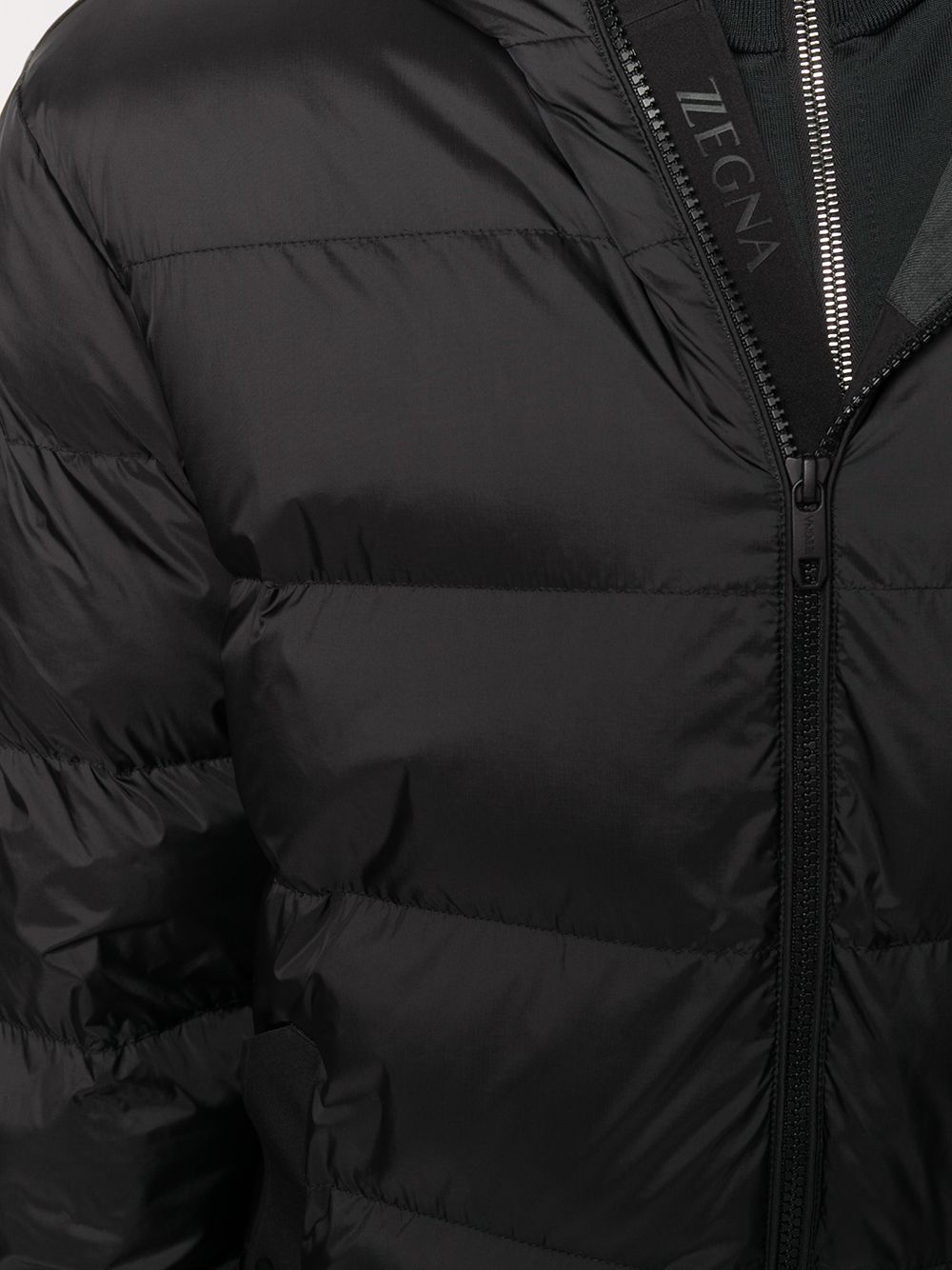 фото Z zegna hooded puffer jacket