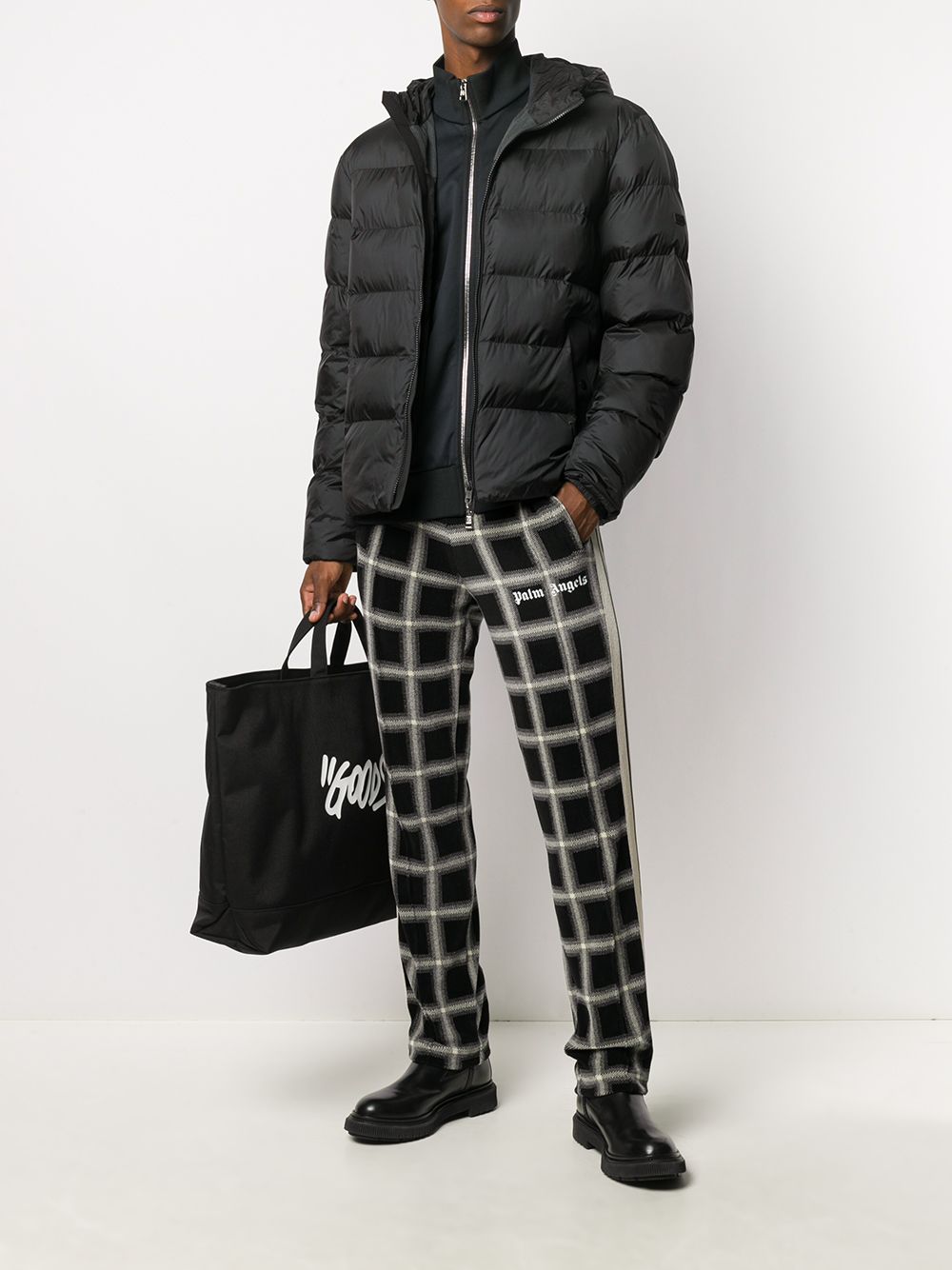 фото Z zegna hooded puffer jacket