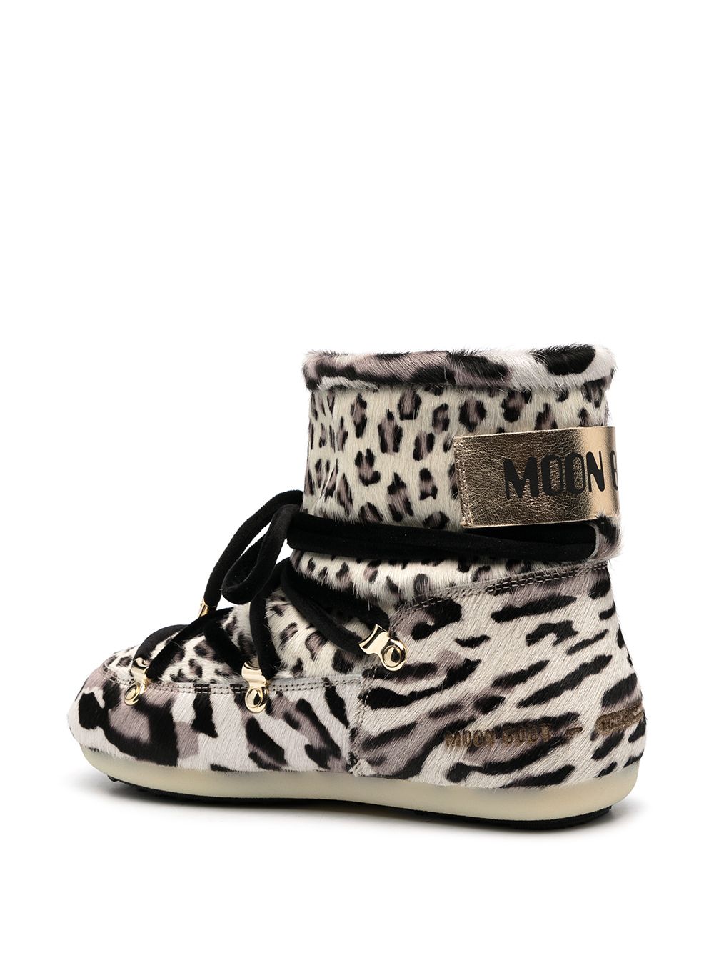 фото Moon boot зимние ботинки с леопардовым узором