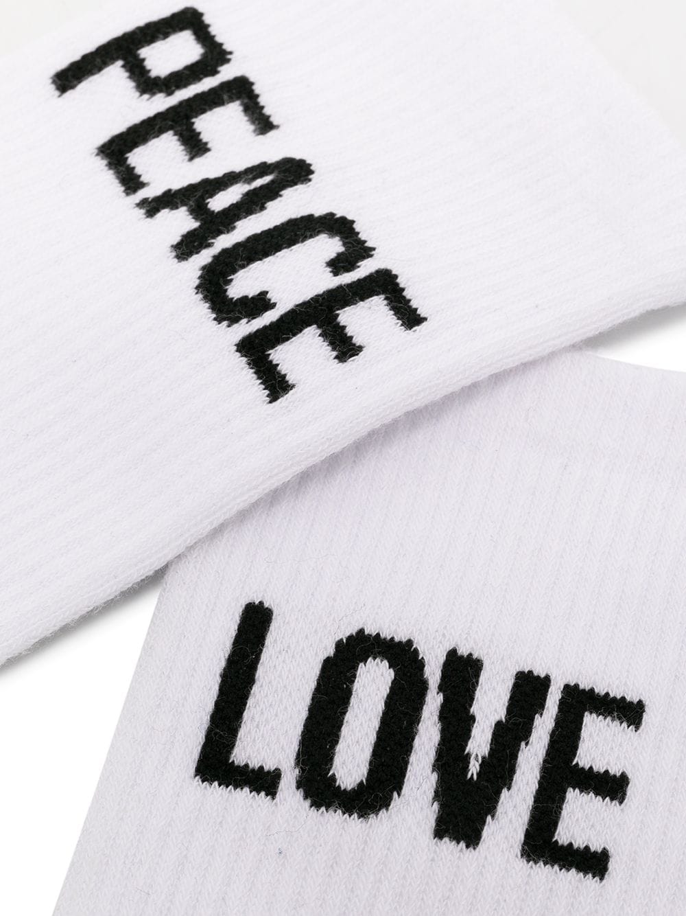 Mackintosh Peace x Love 2 paar sokken - Wit