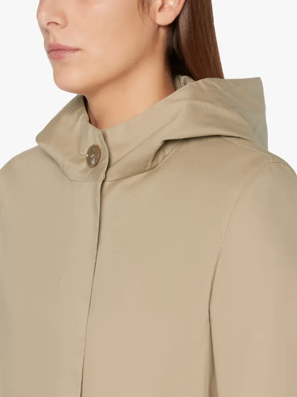 MINGULAY Fawn RAINTEC Cotton Hooded Coat | LM-1061B
