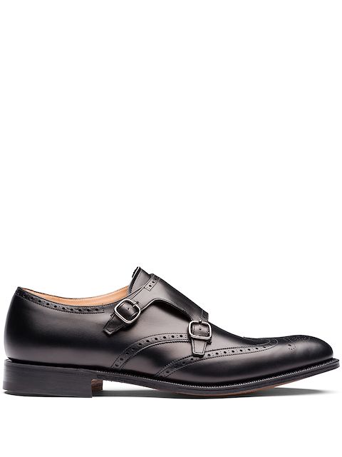 Church's Chicago calf leather monk strap shoes