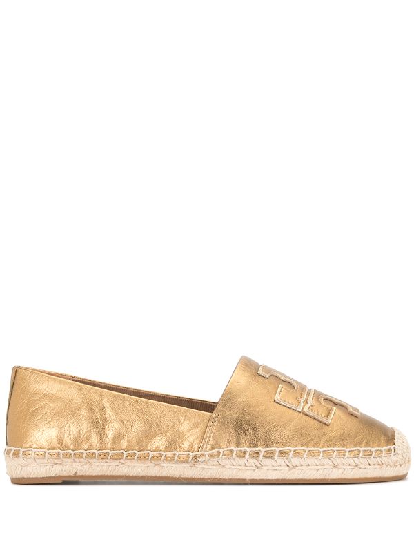 gold espadrilles