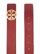 Image 2 of Tory Burch 1.5" reversible logo leather belt