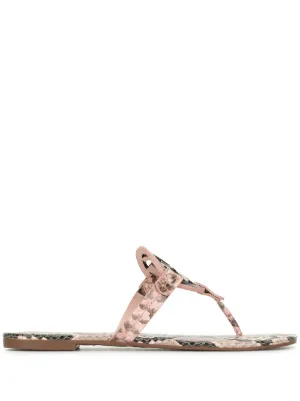 tory burch snakeskin flip flops