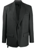 Valentino Garavani VLTN print single-breasted blazer - Grey