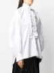 MSGM ruffle placket shirt