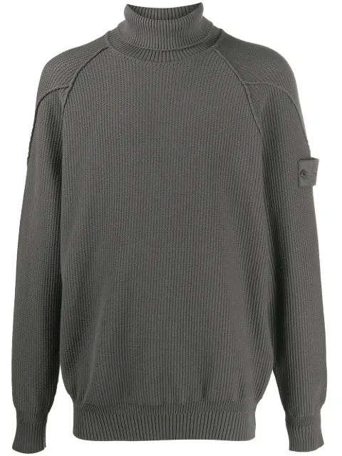 Stone Island Turtleneck Cotton Jumper - Farfetch