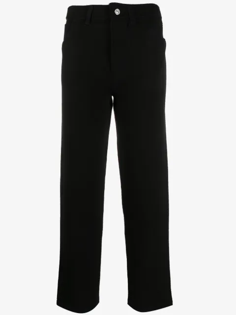 Barrie high-rise straight-leg trousers
