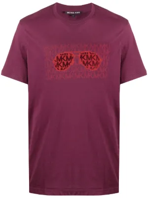 michael kors t shirt mens purple