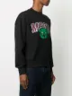MSGM logo-print varsity-style sweatshirt