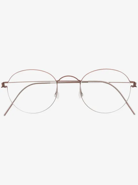Lindberg titanium round frame glasses